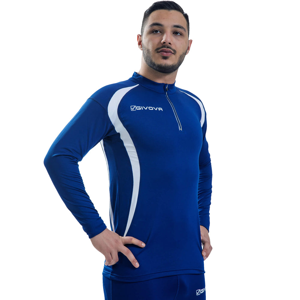 Givova Halve Ritssluiting Heren Hardloopshirt LR05-0004