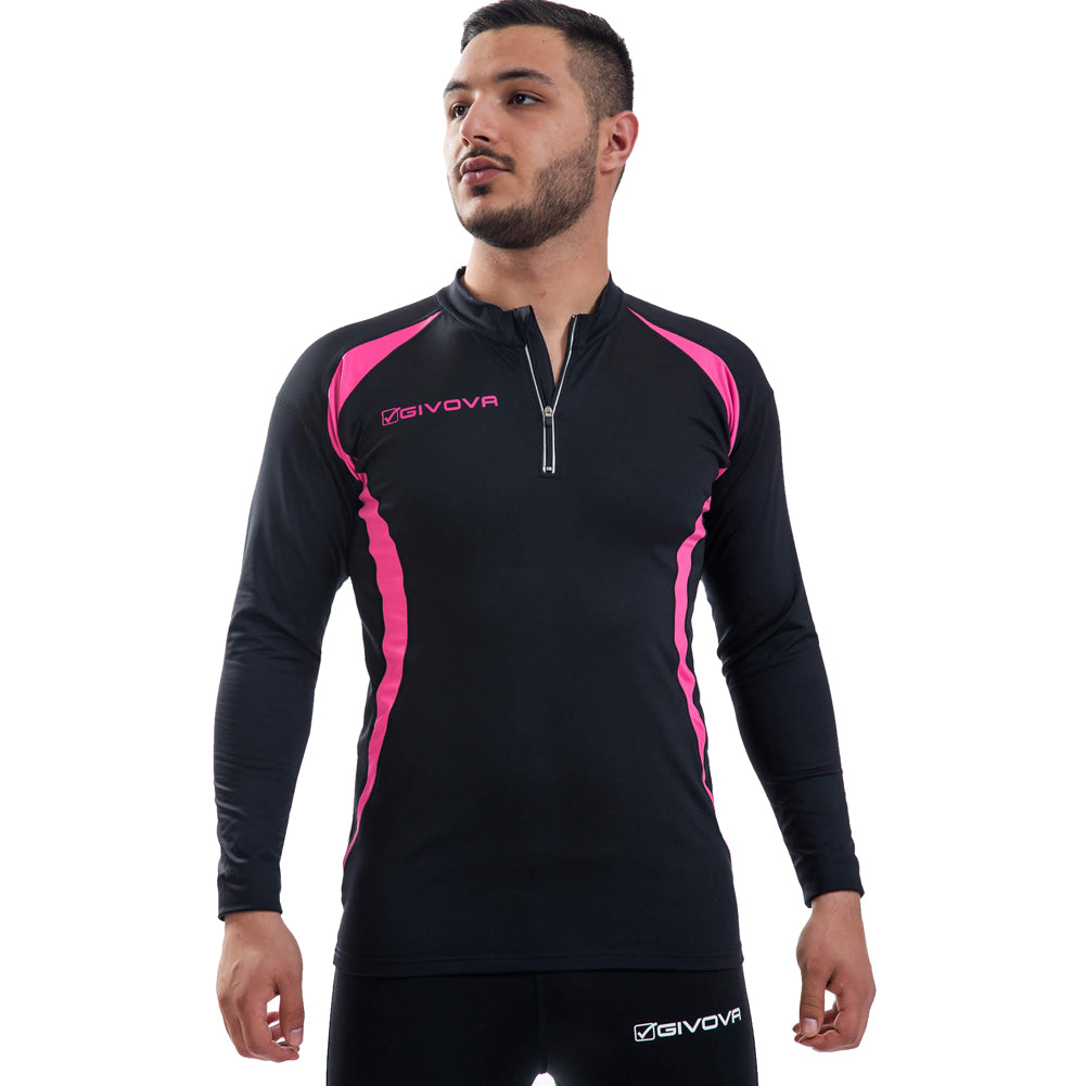 Givova hardloopshirt met 1/2-ritssluiting voor heren LR05-1006