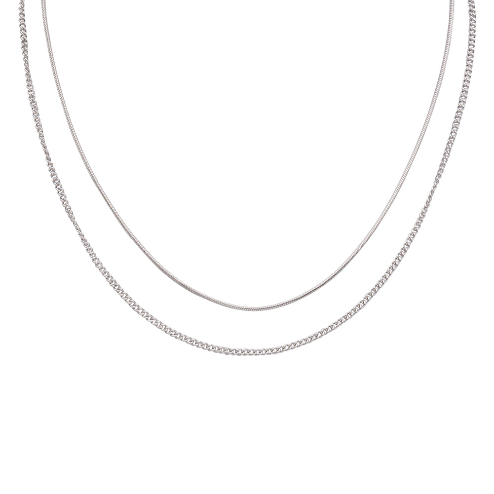 Lobstein & Söhne "Thilda" Damesketting zilver