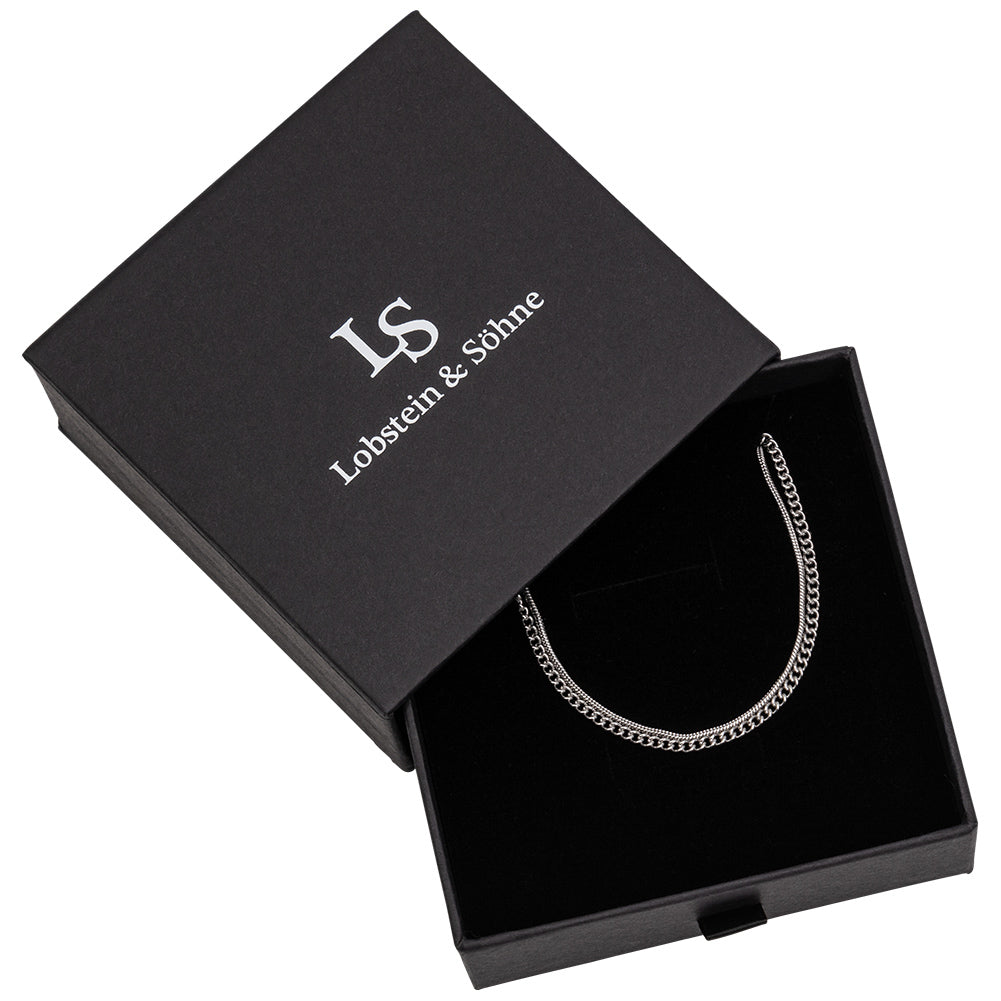 Lobstein & Söhne "Thilda" Damesketting zilver