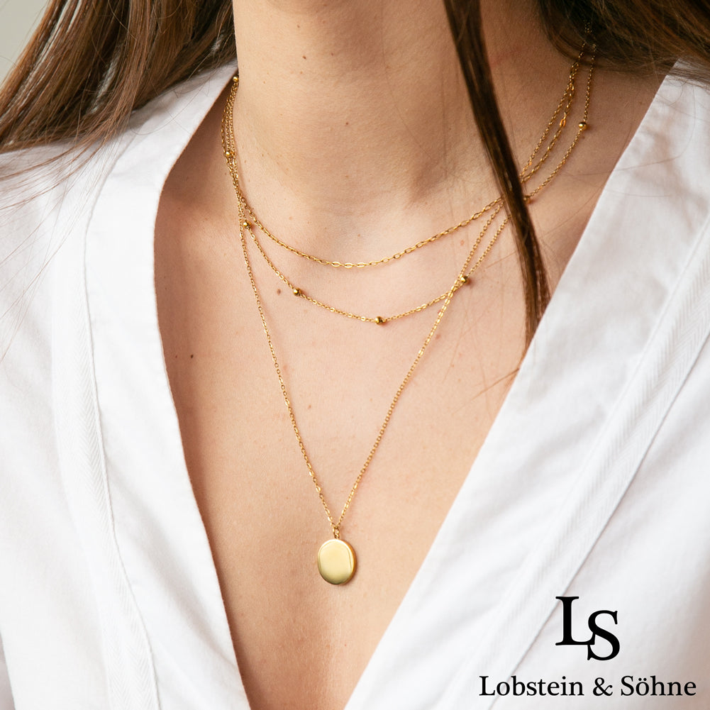 Lobstein & Söhne "Emma" Damesketting goud