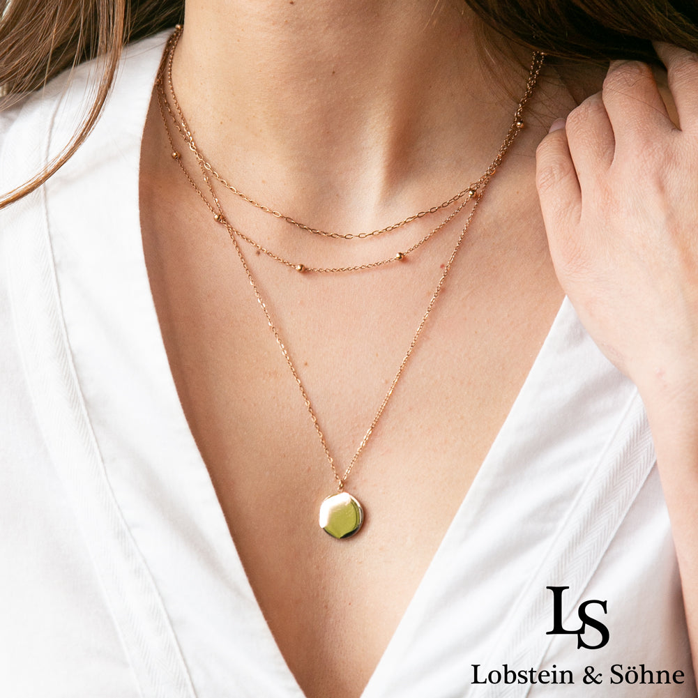 Lobstein & Söhne "Emma" Dames ketting roségoud