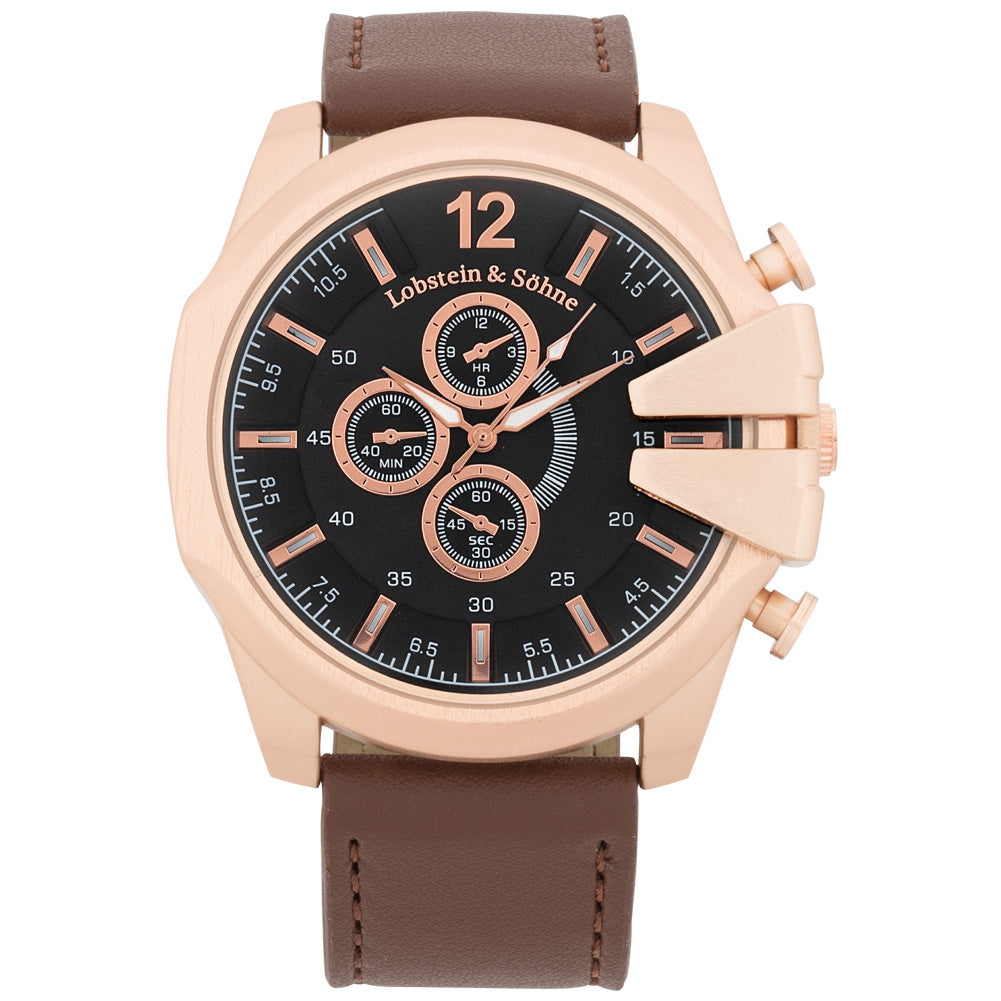Lobstein & Söhne® "Fridolin" horloge bruin