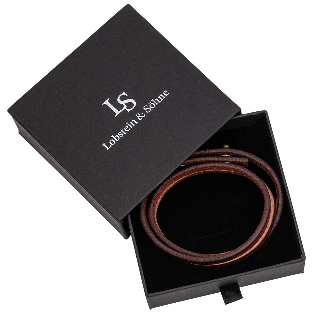 Lobstein & Söhne "Georg" herenarmband bruin