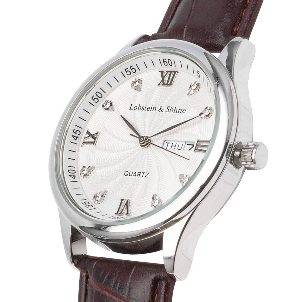Lobstein & Söhne® "Augustus" horloge bruin