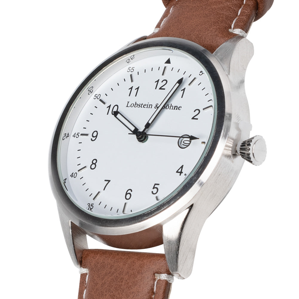 Lobstein & Zonen® "Gustav" horloge bruin