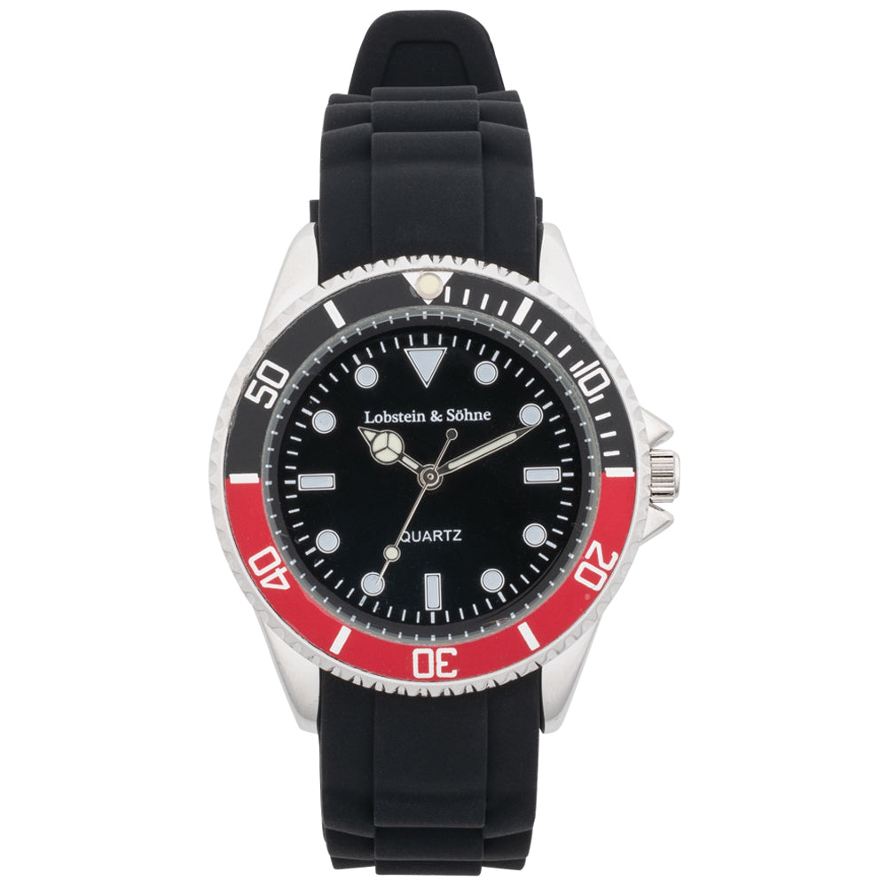 Lobstein & Söhne® "Konstantin" Horloge zwart/rood