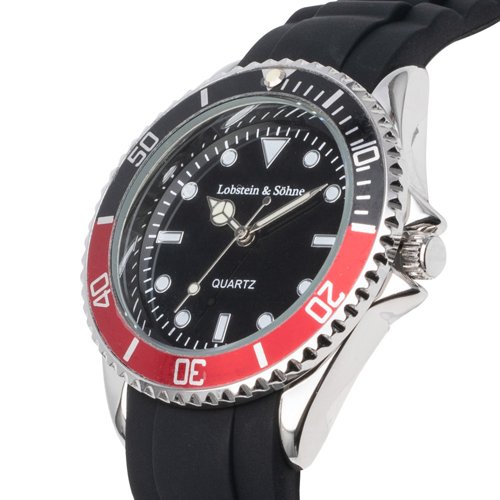 Lobstein & Söhne® "Konstantin" Horloge zwart/rood