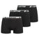 Lotto Retro Heren Boxershorts 3-pack zwart MBXX1002NET-BLACK – M