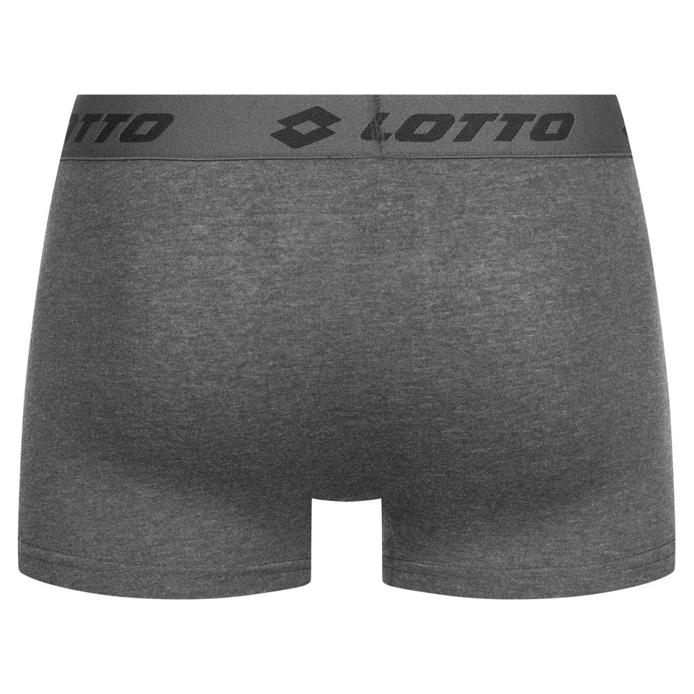 Lotto Retro Heren Boxershorts 3-pack grijs MBXX1002NET-GREY