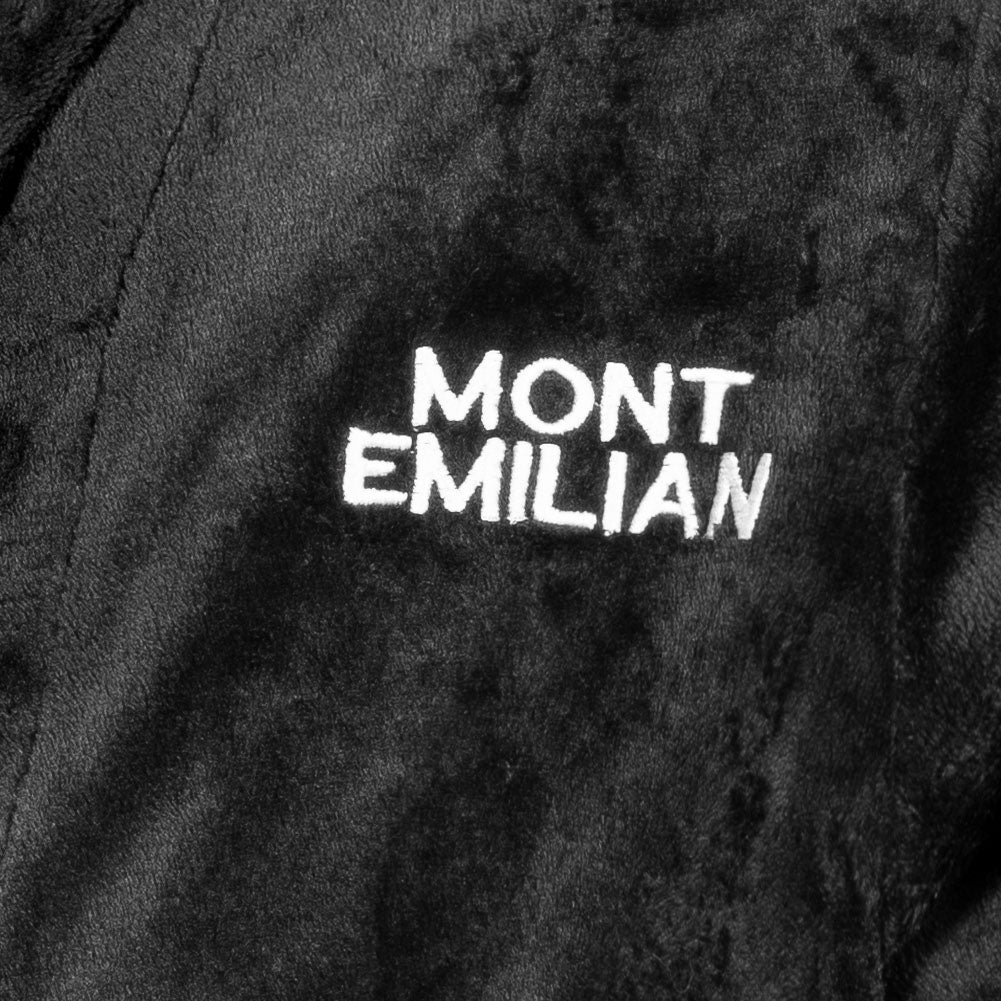 MONT EMILIAN "Toulon" Badjas zwart