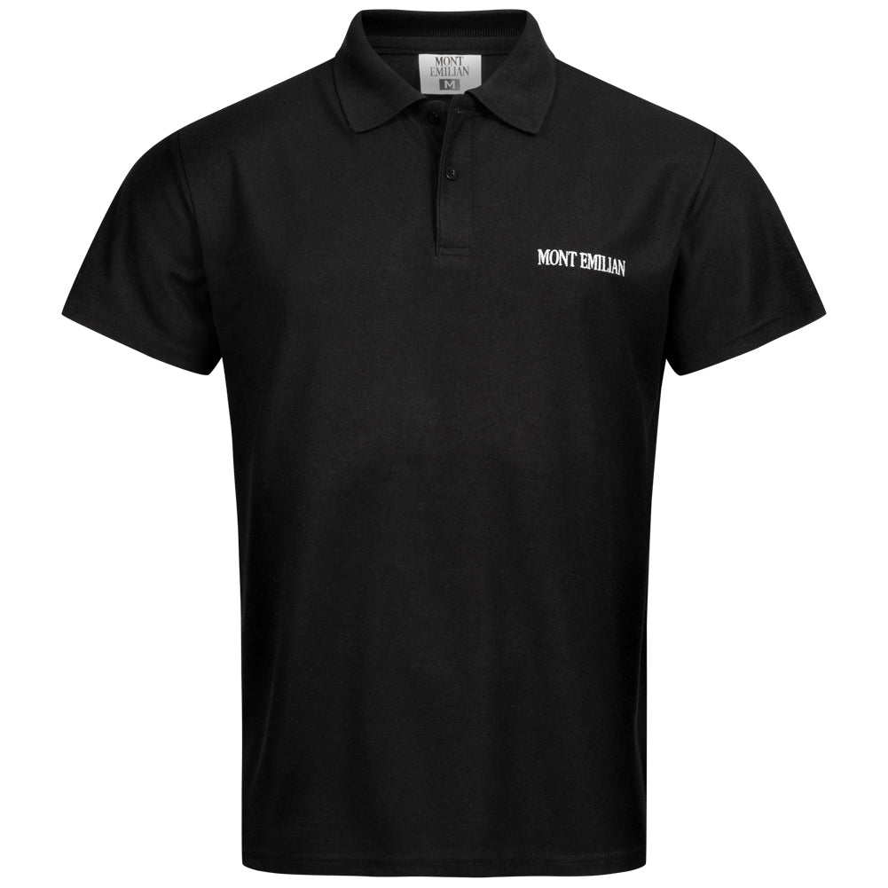 MONT EMILIAN "Caen" Heren Basic Poloshirt zwart