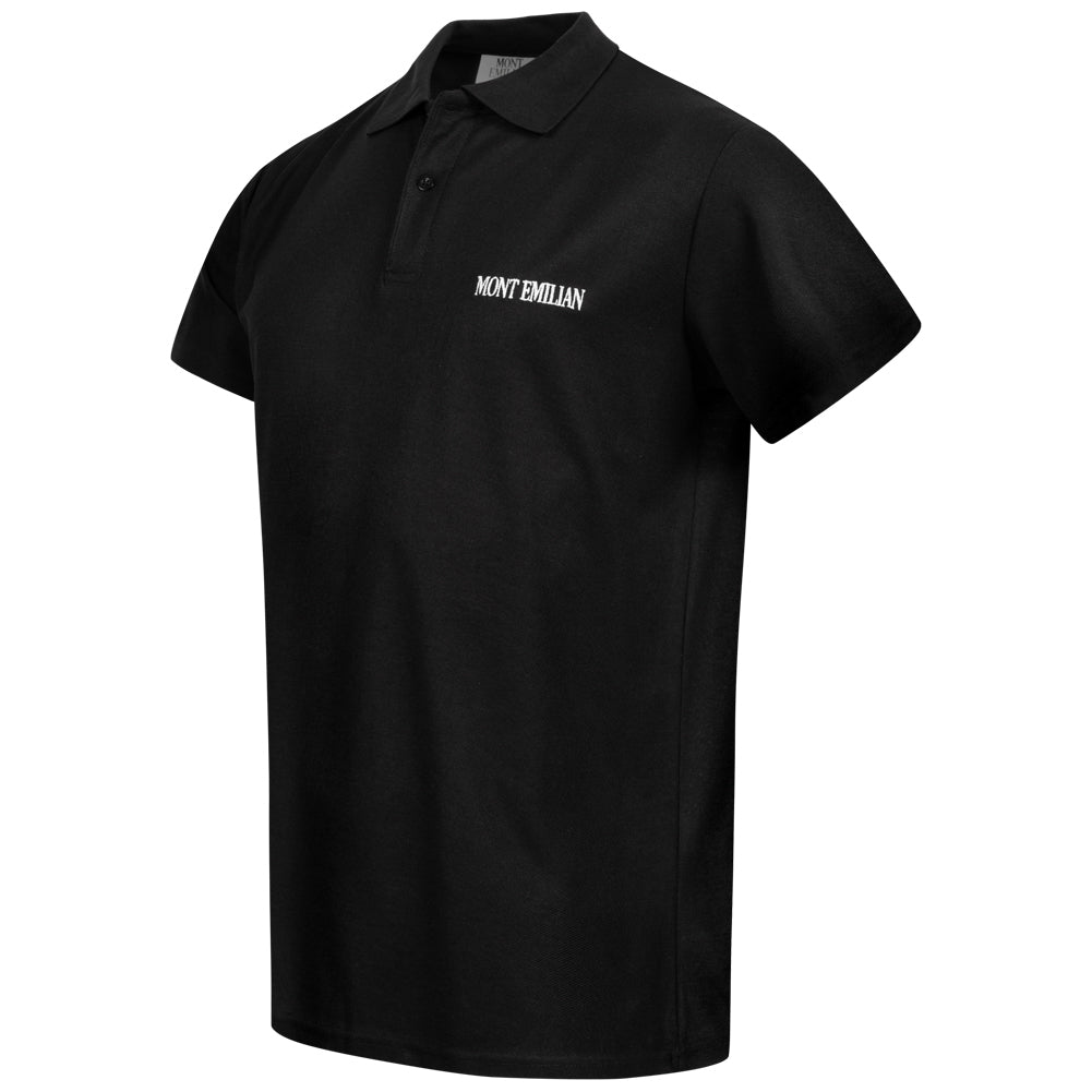 MONT EMILIAN "Caen" Heren Basic Poloshirt zwart