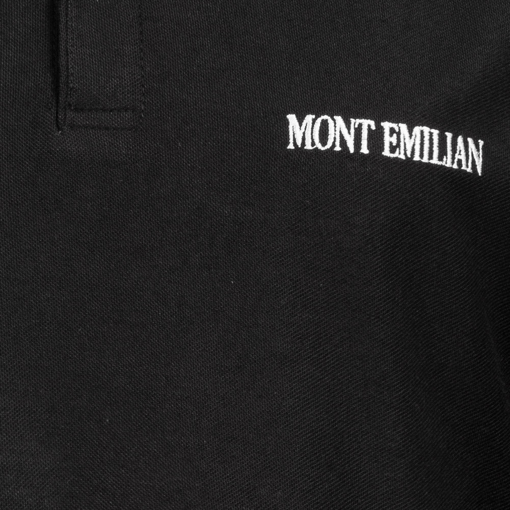 MONT EMILIAN "Caen" Heren Basic Poloshirt zwart