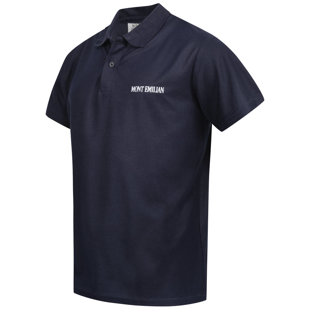 MONT EMILIAN "Caen" Heren Basic Poloshirt marineblauw
