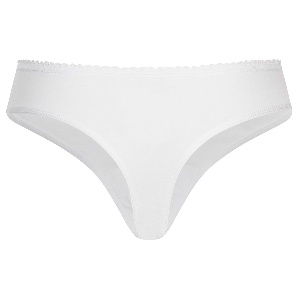MONT EMILIAN "Nimes" Dames Tanga 6-pack wit