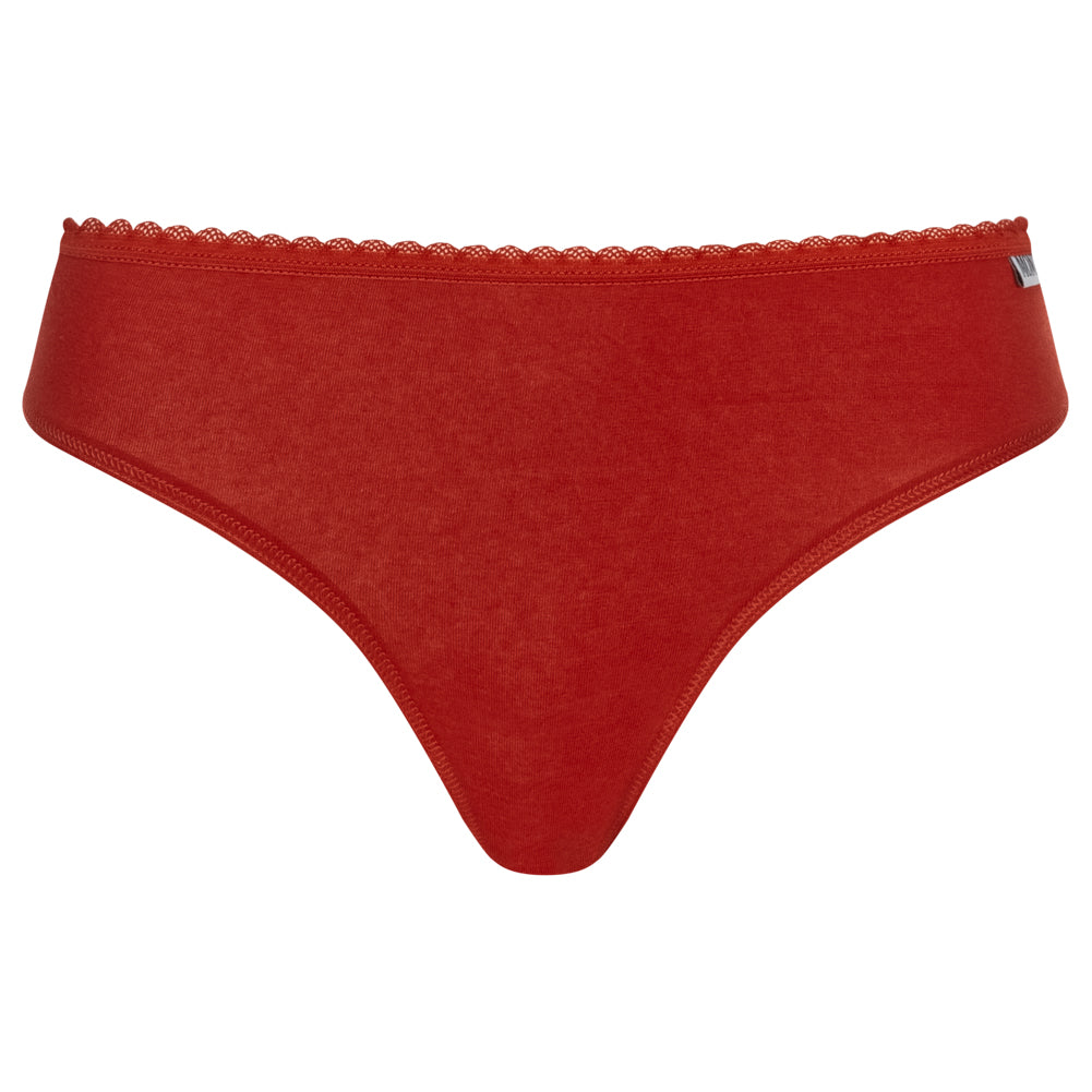 MONT EMILIAN "Nimes" Dames Tanga 6-pack rood