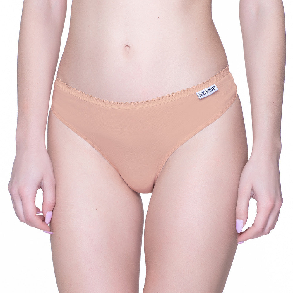 MONT EMILIAN "Nimes" damestrings 6-pack roze