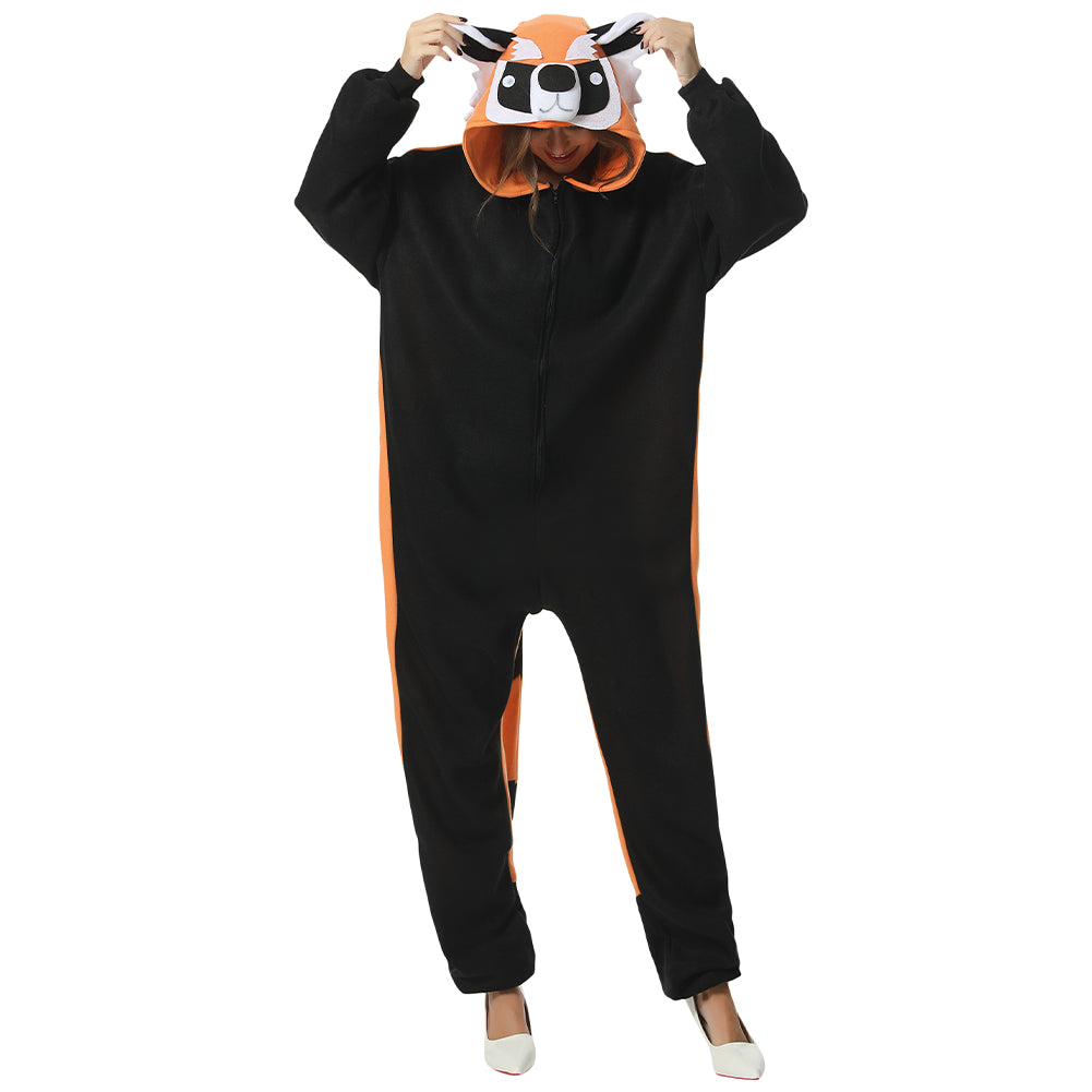 Rode Panda Jumpsuit Uniseks Kostuum MIESEPETER®