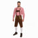 Trachtenpak Heren Oktoberfest-kostuum MIESEPETER® rood – M