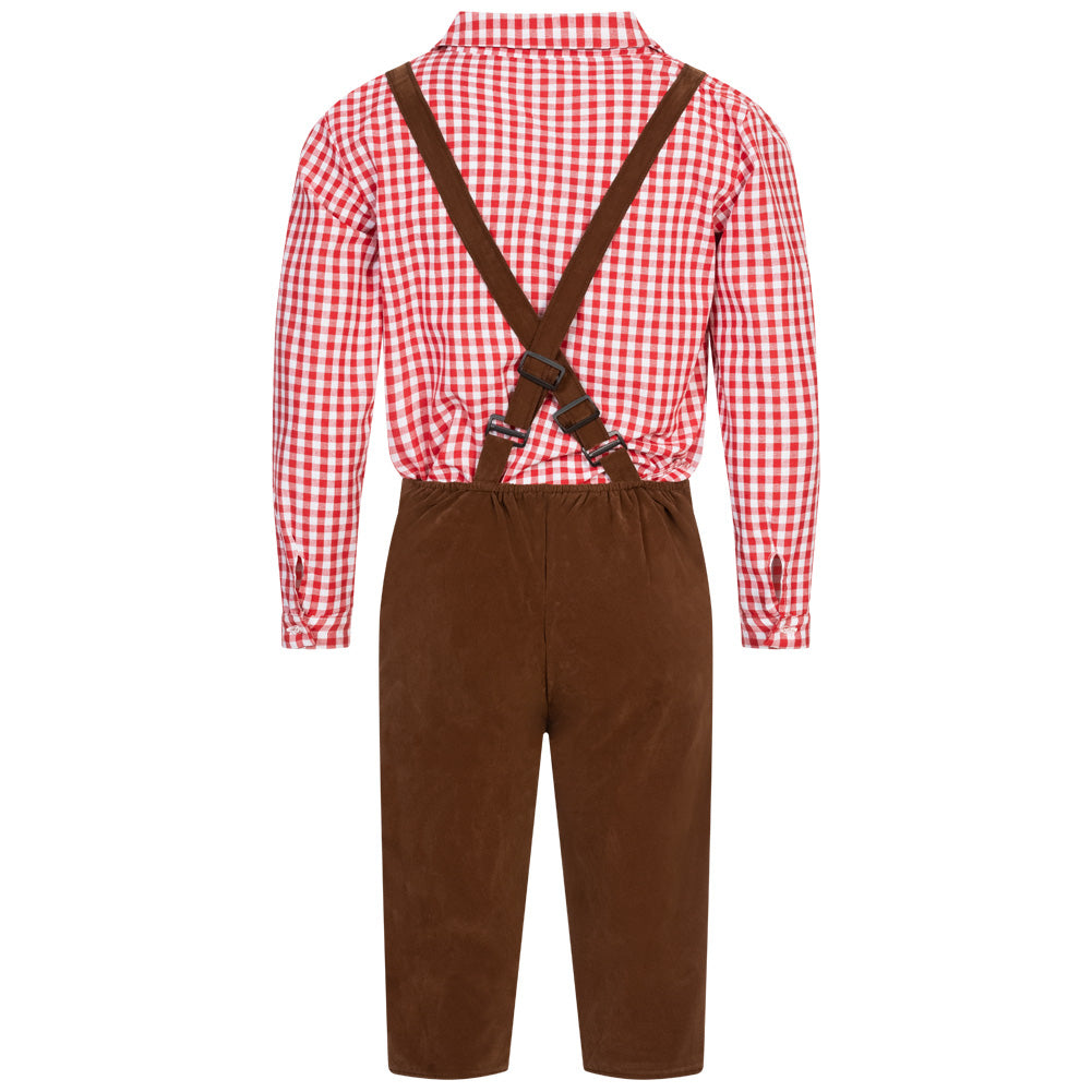 Trachtenpak Heren Oktoberfest-kostuum MIESEPETER® rood