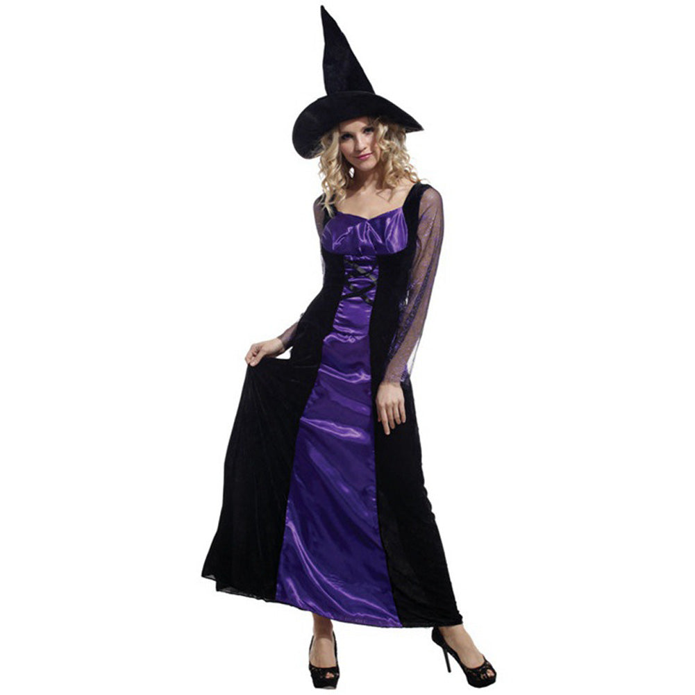 Heks dameskostuum "Purple Witch" MIESEPETER®