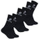 Lotto Sportsokken Unisex 3 paar zwart MSKZ10029-Black – 39-42