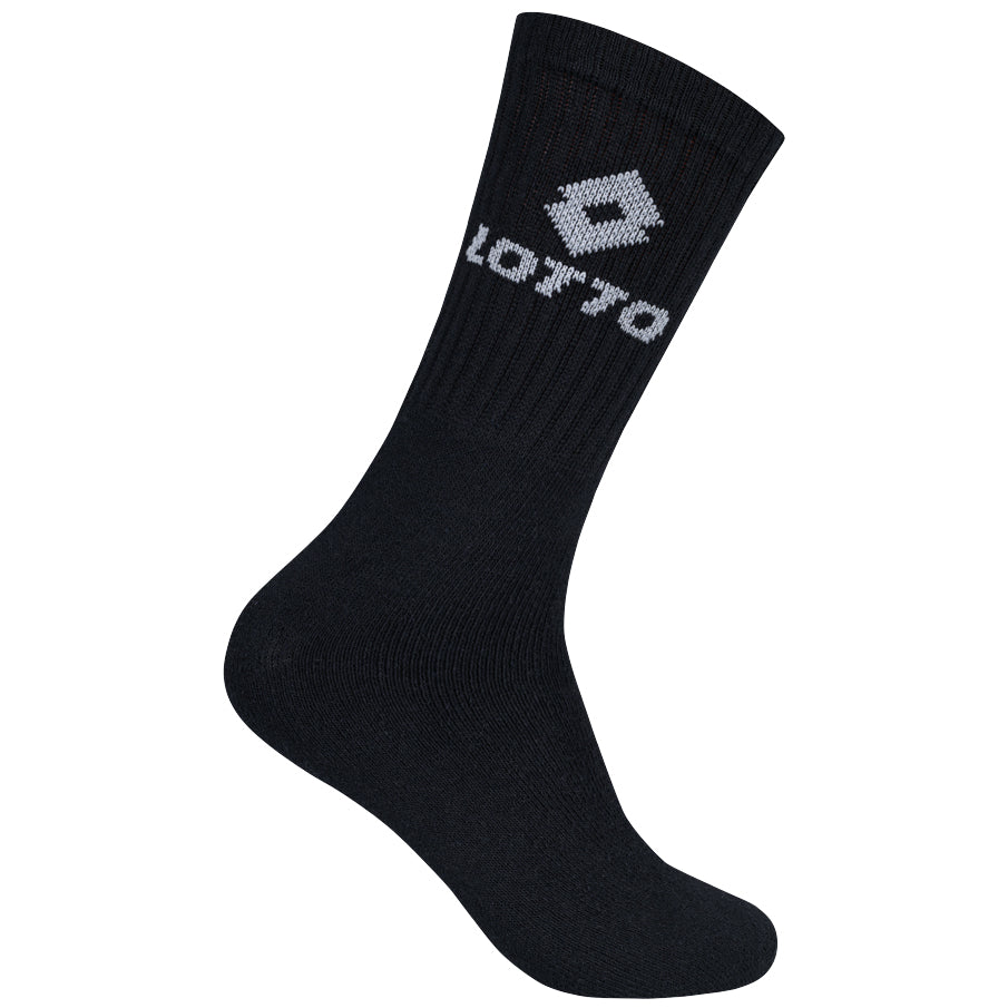 Lotto Sportsokken Unisex 3 paar zwart MSKZ10029-Black