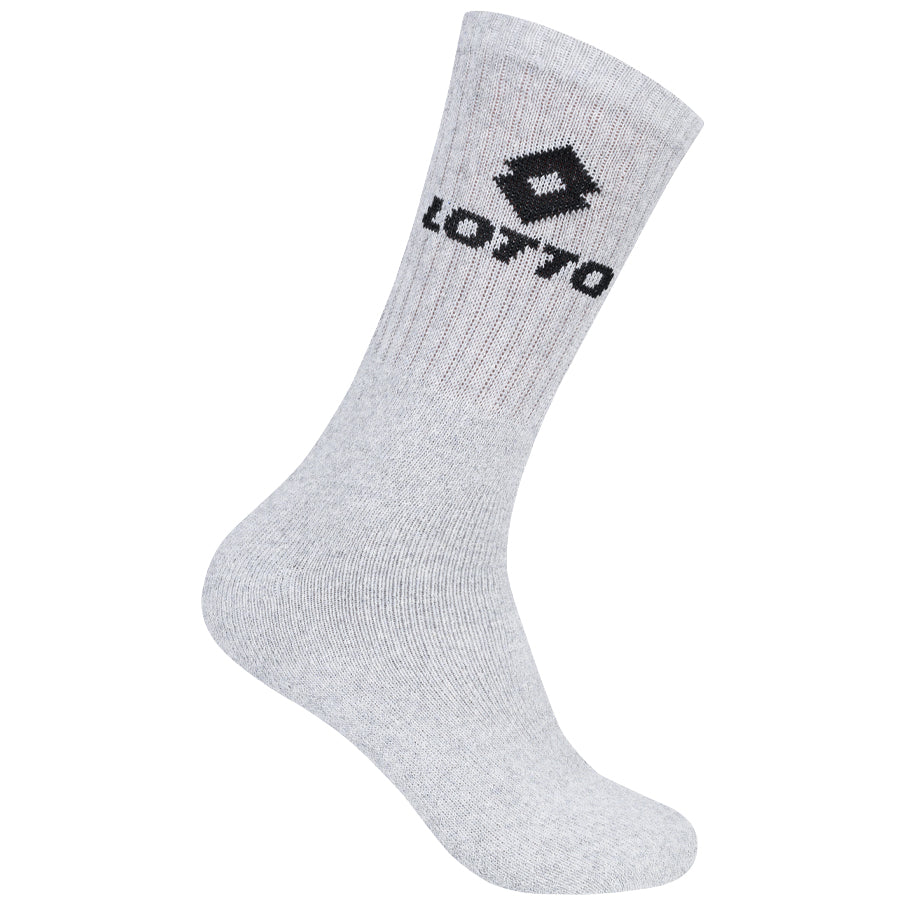 Lotto Sportsokken Unisex 3 Paar grijs MSKZ10029-Grey