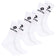 Lotto Sportsokken Uniseks 3 paar wit MSKZ10029-White – 39-42