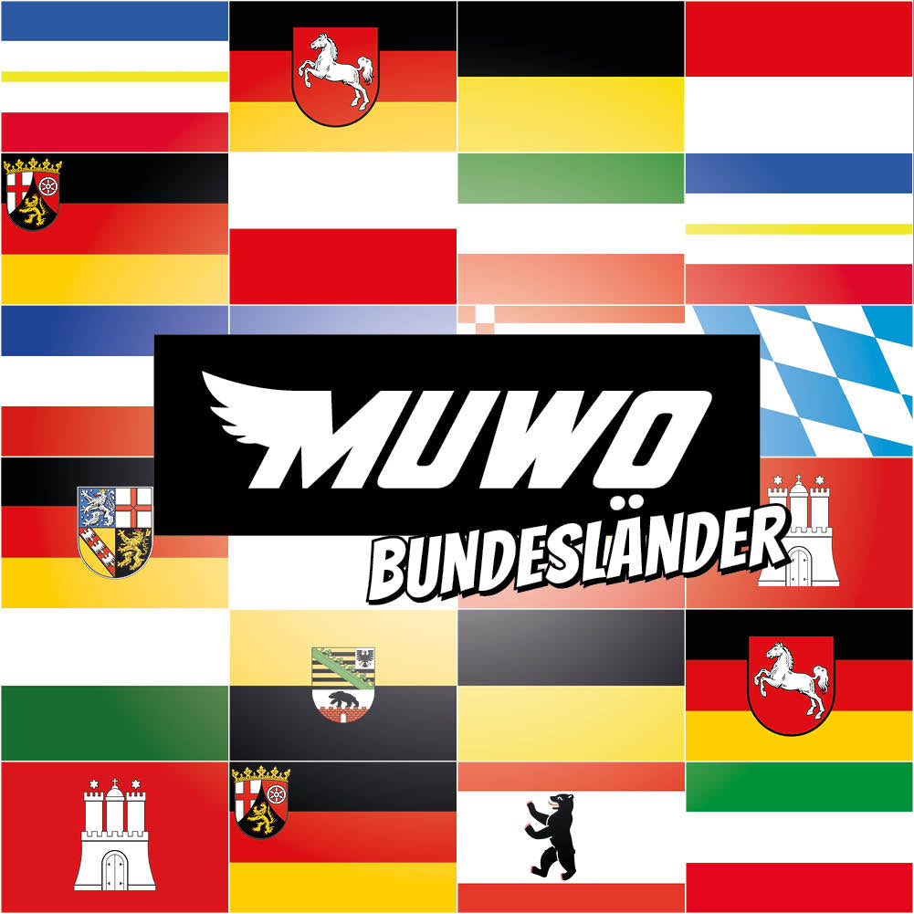 Baden-Württemberg MUWO "Duitsland" vlag 90x150cm
