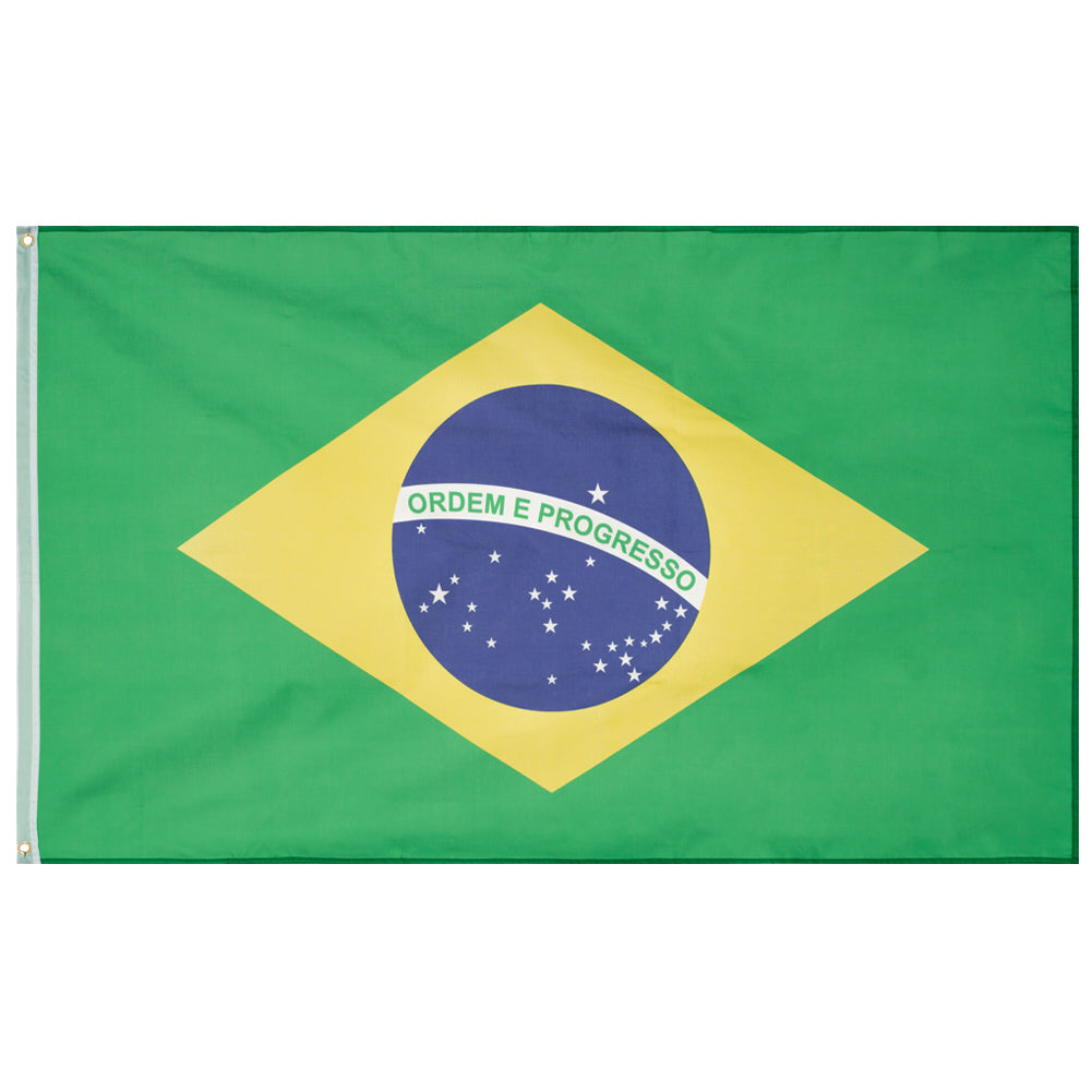 BraziliÃ« Vlag MUWO "Nations Together" 90 x 150 cm