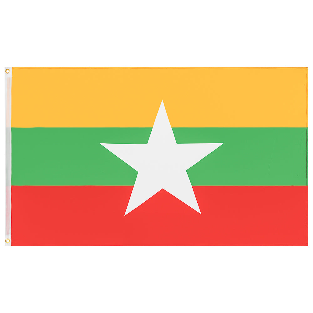Myanmar MUWO "Nations Together" vlag 90x150cm
