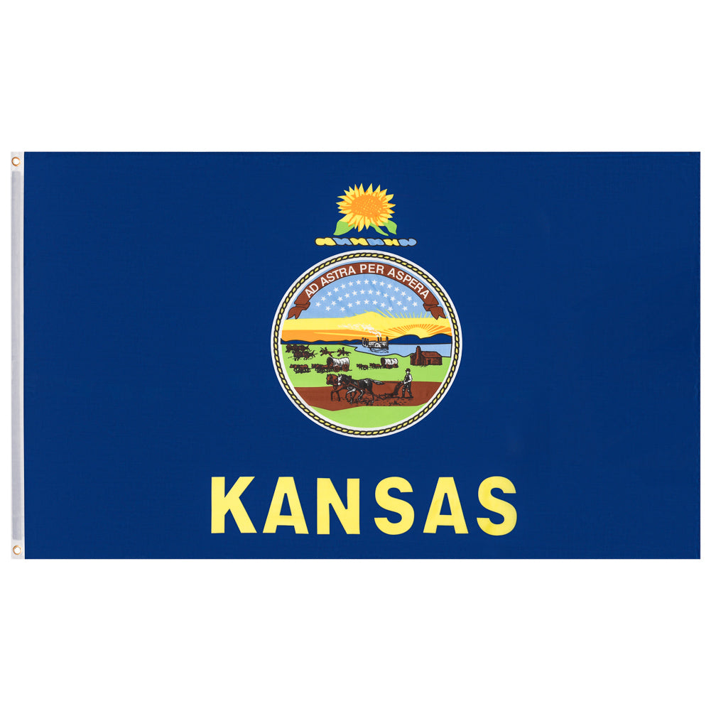 Kansas MUWO "America Edition" Vlag 90x150cm