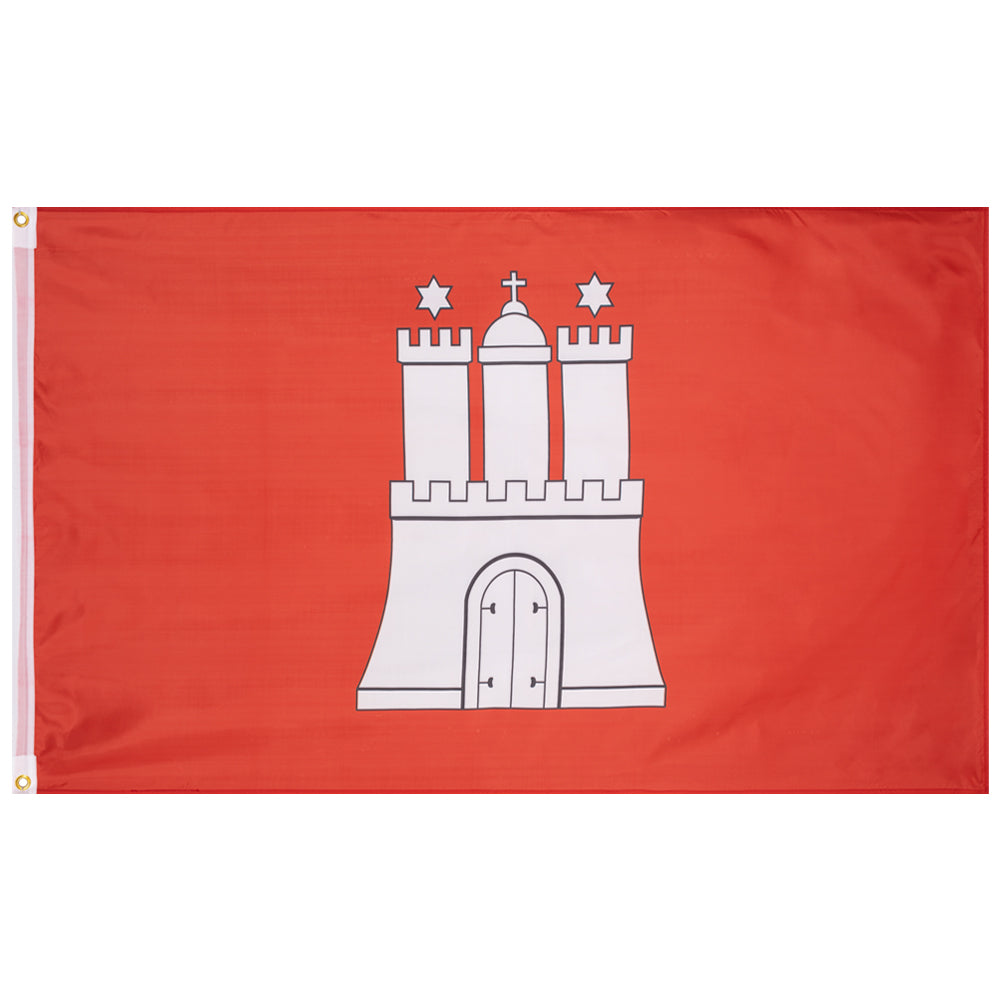 Hamburg MUWO "Duitsland" Vlag 90x150cm