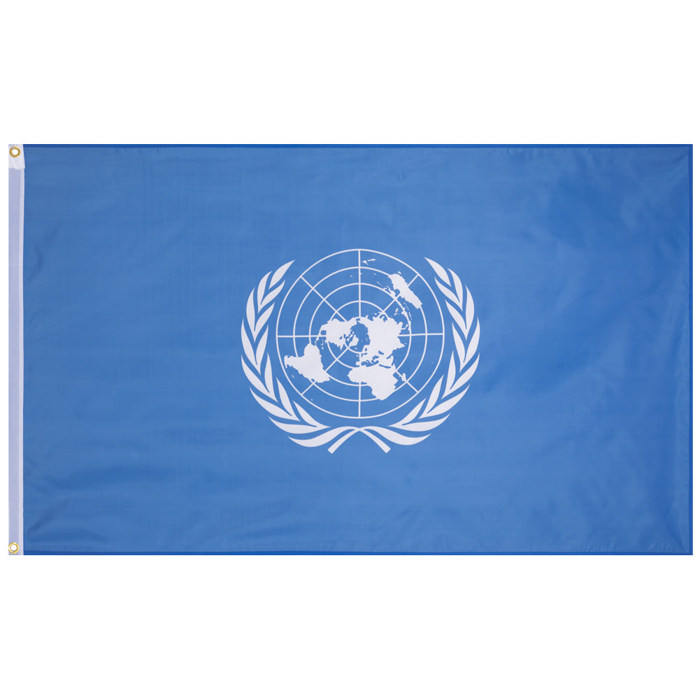 Verenigde Naties MUWO "Around the World" Vlag 90x150cm