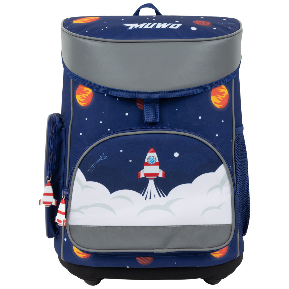 MUWO "Lil Elon" Schooltassenset voor kinderen, 5-delig