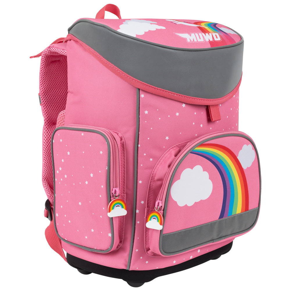MUWO "Lil Unicorn" 5-delige schooltassenset voor kinderen
