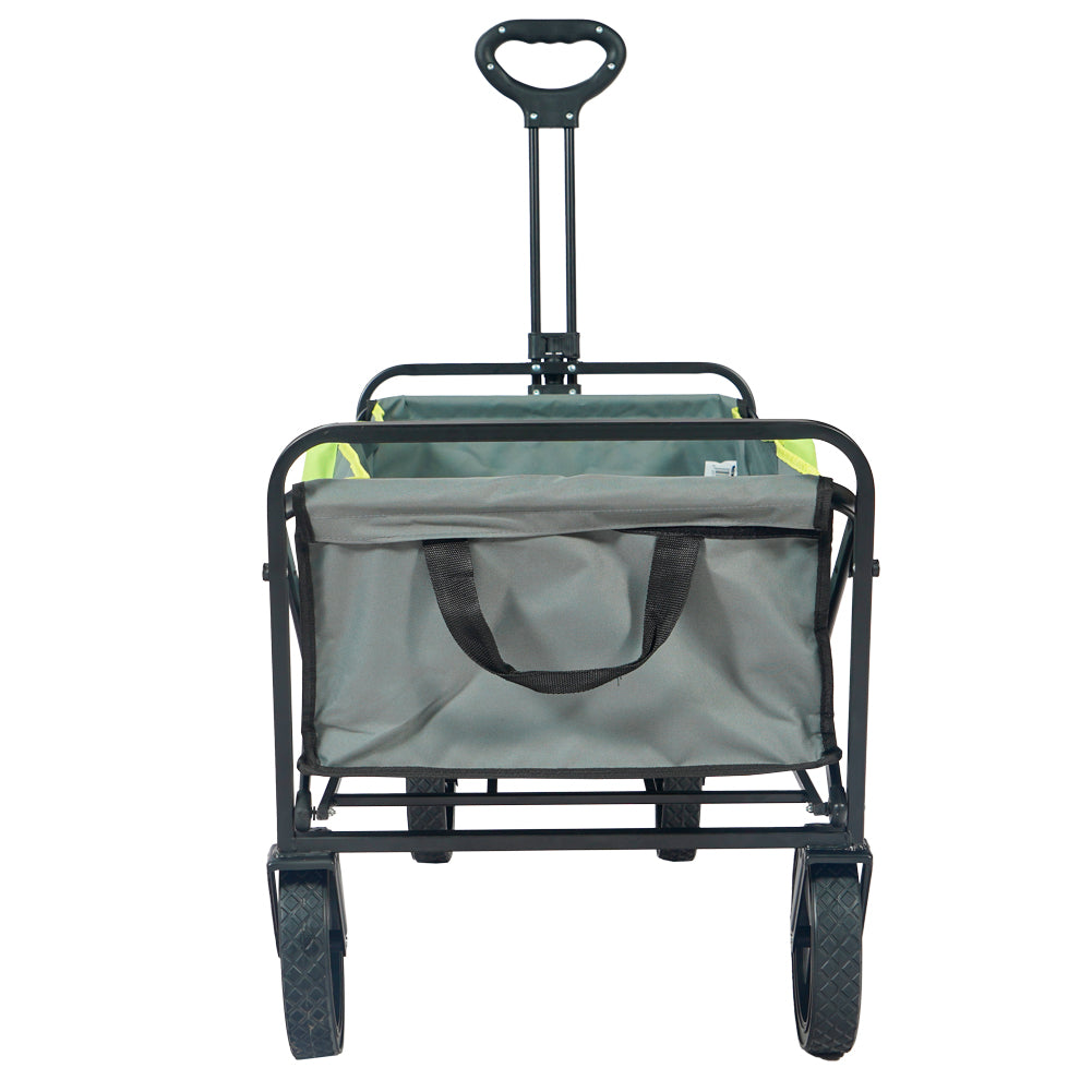 MUWO opvouwbare bolderkar 100 L, max. 110 kg groen