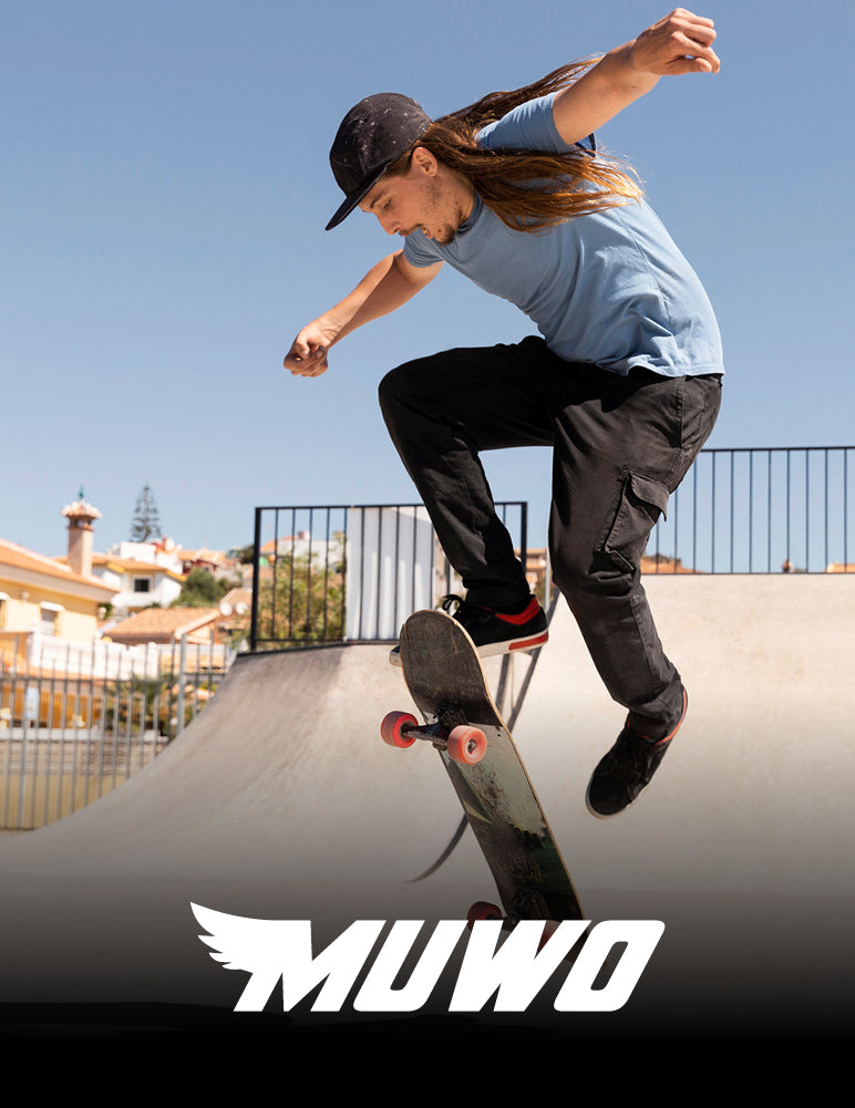 MUWO "Cruiser" Penny Board Mini Skateboard geel