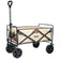 MUWO opvouwbare bolderwagen 100 L, max. 110 kg bruin/beige – Eén maat