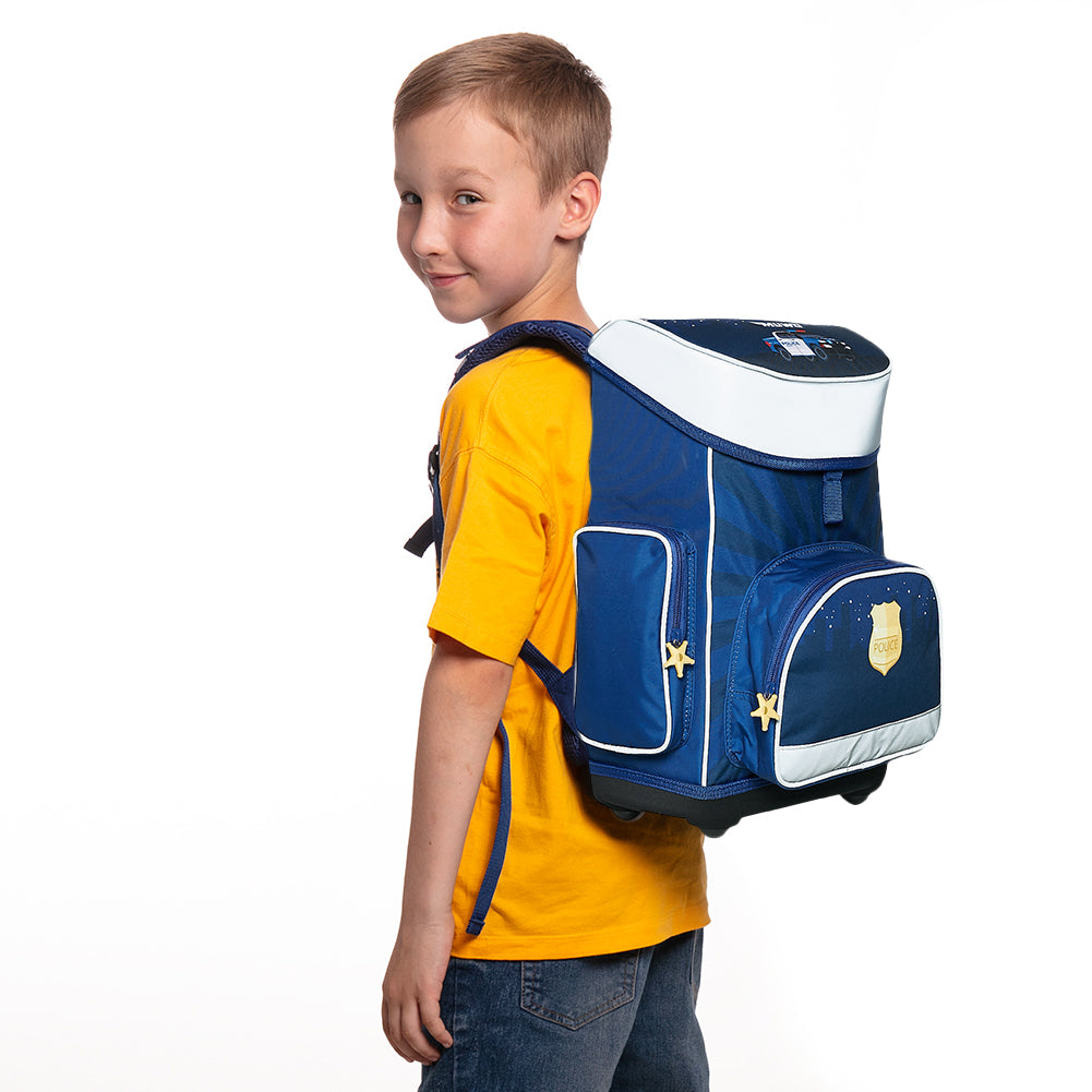 MUWO "Lil Officer" Kinder Schooltassenset 5-delig.