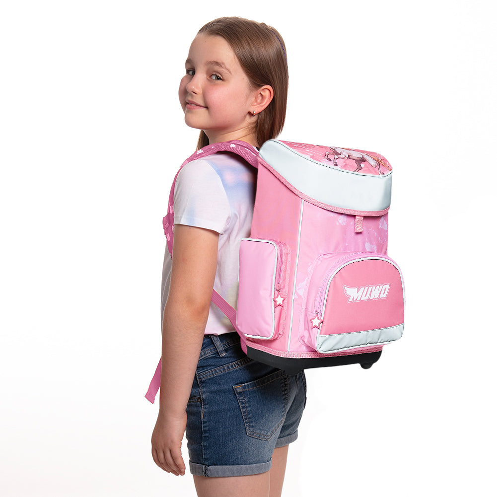 MUWO "Lil Horse" Kinder Schooltassenset 5-delig.
