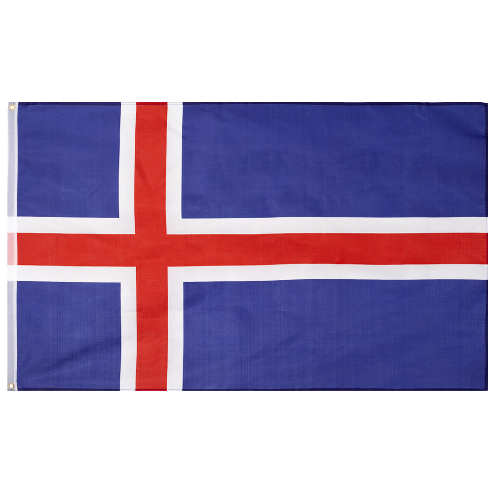 IJsland Vlag MUWO "Nations Together" 90 x 150 cm