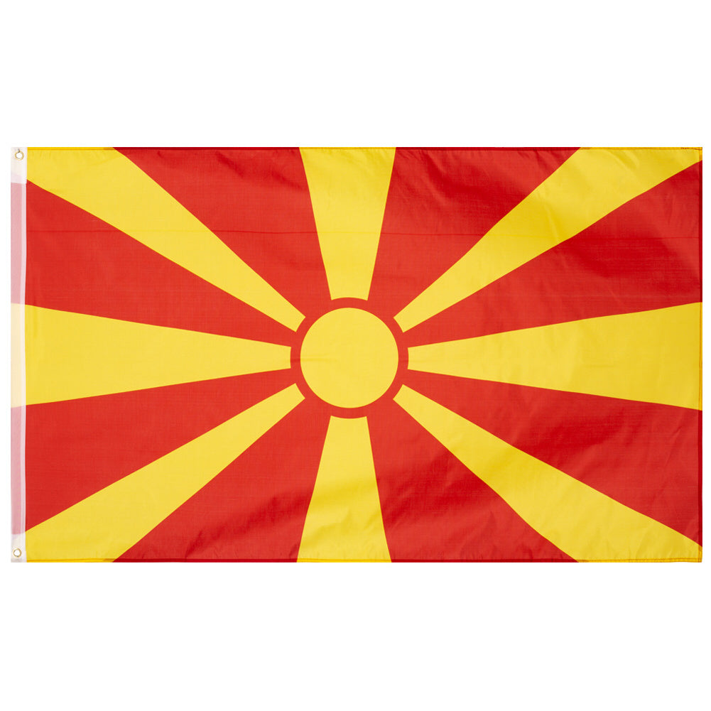 Noord-MacedoniÃ« Vlag MUWO "Nations Together" 90 x 150 cm