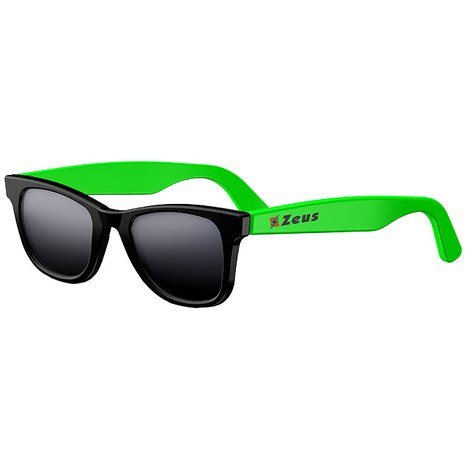 Zeus zonnebril zwart/neon groen