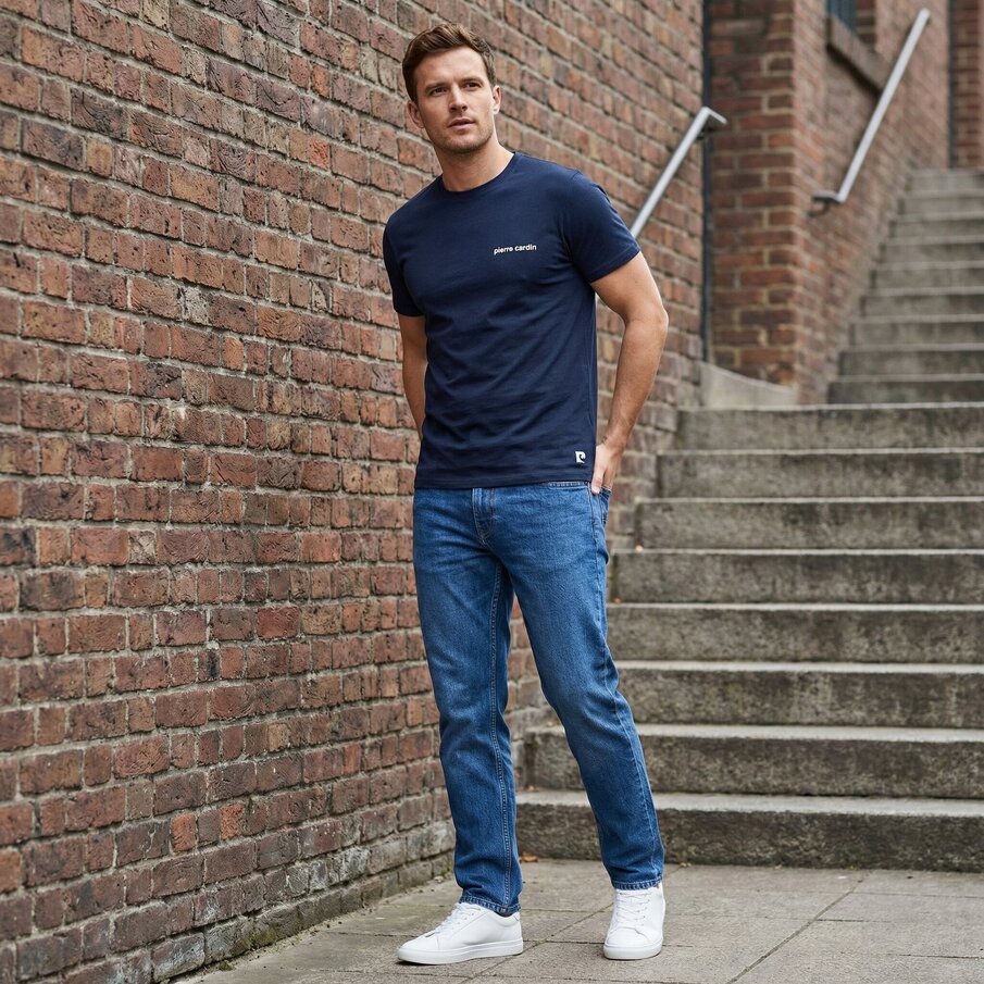 Pierre Cardin Classic Tee T-shirt voor heren O103224-001-A184
