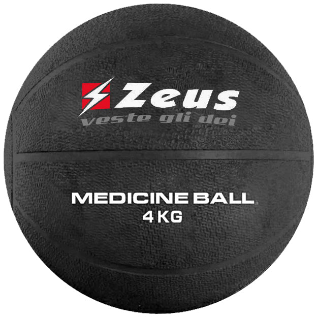 Zeus Medicijnbal 4 kg zwart