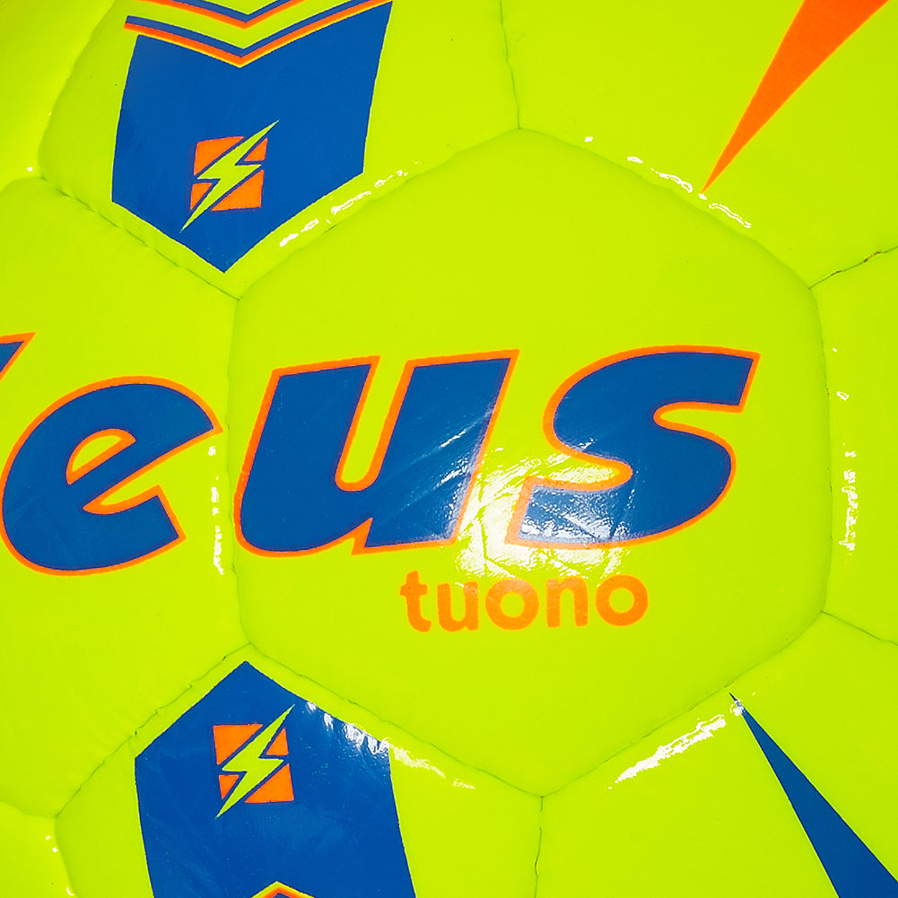 Zeus Pallone Tuono Voetbal geel royal blue