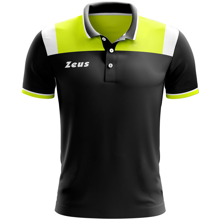 Zeus Vesuvio Heren Poloshirt neongeel